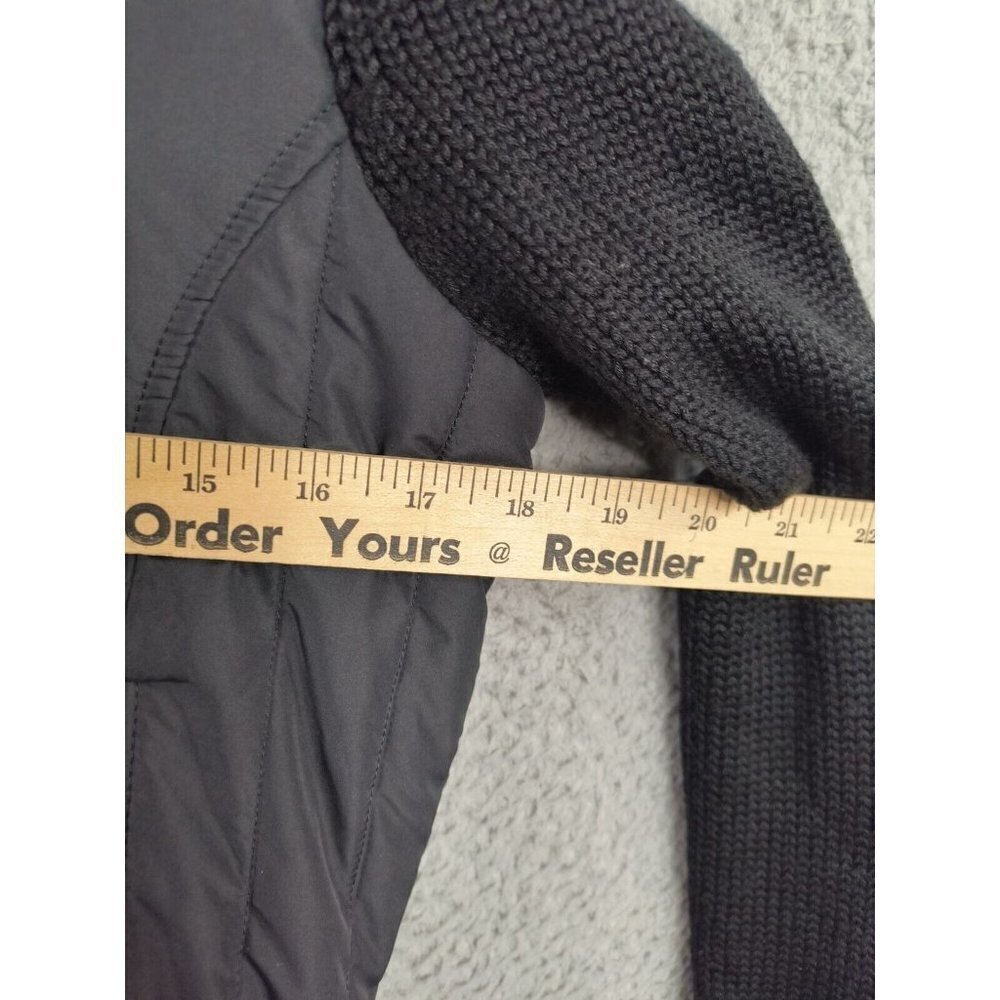 Bcbgmaxazria Womens Solid Black Collared Winter P… - image 6